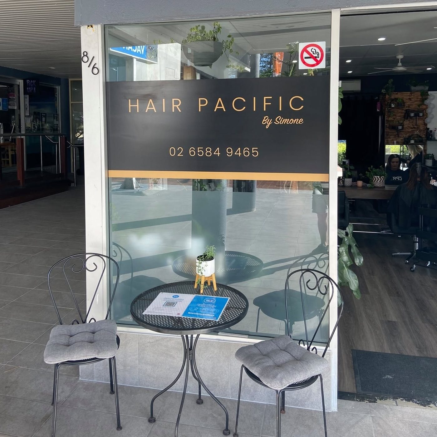 Hair Pacific storefront on Clarence St, Port Macquarie