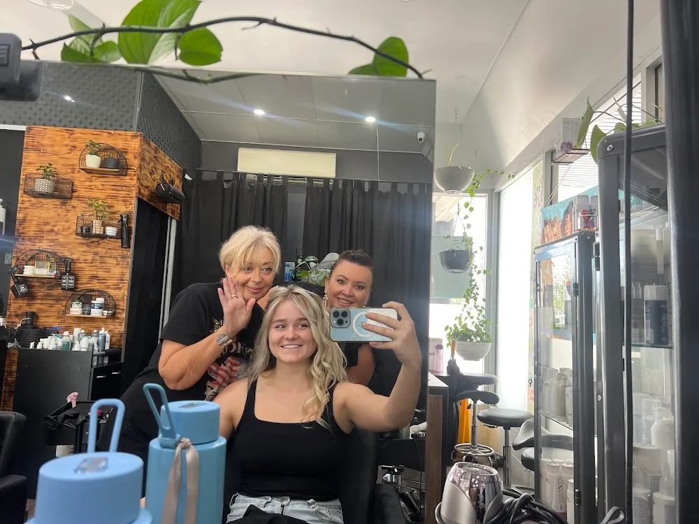Simone and the Hair Pacific team